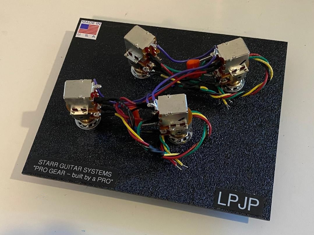 Wiring Harness for Gibson Les Paul-Jimmy Page Style – Starr Guitar Systems