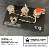 Wiring Harness for Gibson Thunderbird Bass: Standard