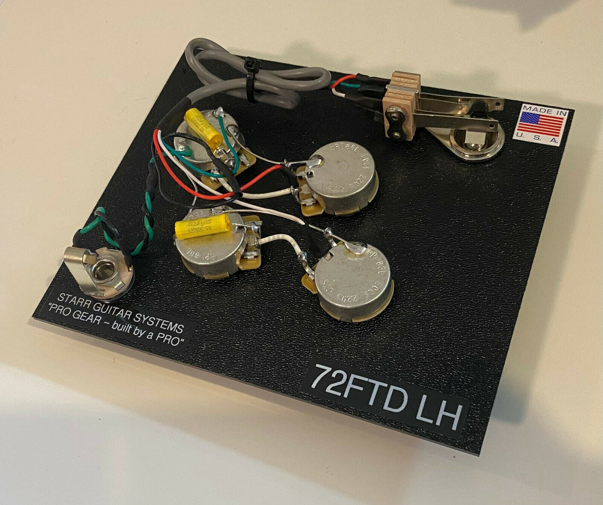 Wiring Harness 72 Fender Deluxe Telecaster - Lefty – Starr Guitar
