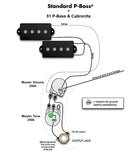 Wiring Harness for Fender P-Bass: Mini