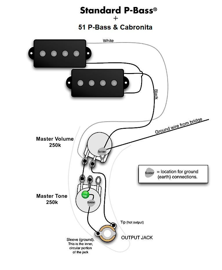 Wiring Harness for Fender 51 P Bass