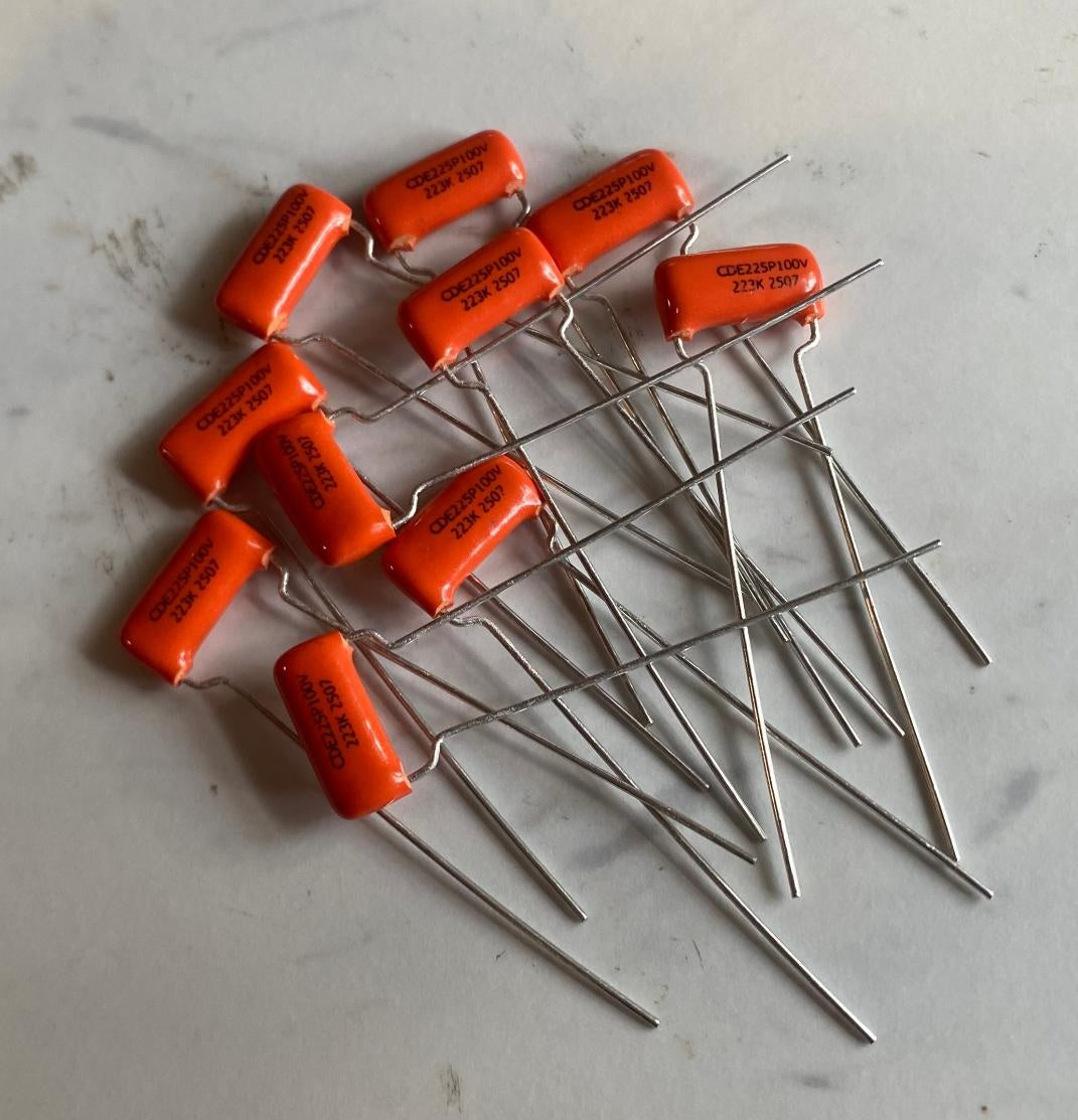 Orange Drop Capacitor .022, Pack of 10 – Starr Guitar Systems