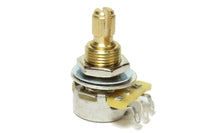 10 CTS 250K Mini Pots, Audio Taper, Split Shaft