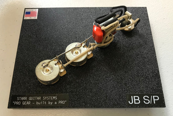Wiring Harness for Fender J-Bass: Series/Parallel