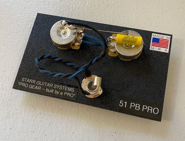 Wiring Harness for Fender 51 P-Bass: Pro