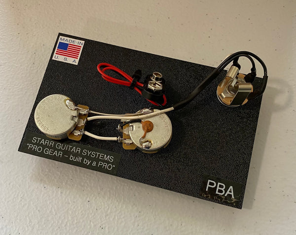 Wiring Harness for Fender P-Bass: Active Pickups (EMG)