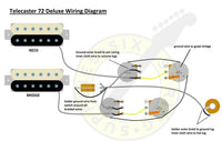 Wiring Harness 72 Fender Deluxe Telecaster
