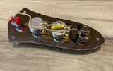 Wiring Harness for Fender J-Bass: Master Vol, Tone, and 3-way Switch