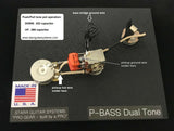 Wiring Harness for Fender P-Bass: Dual Tone