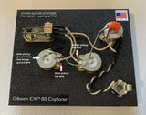 Wiring Harness for Gibson Explorer 1983-1988 "James Hetfield"