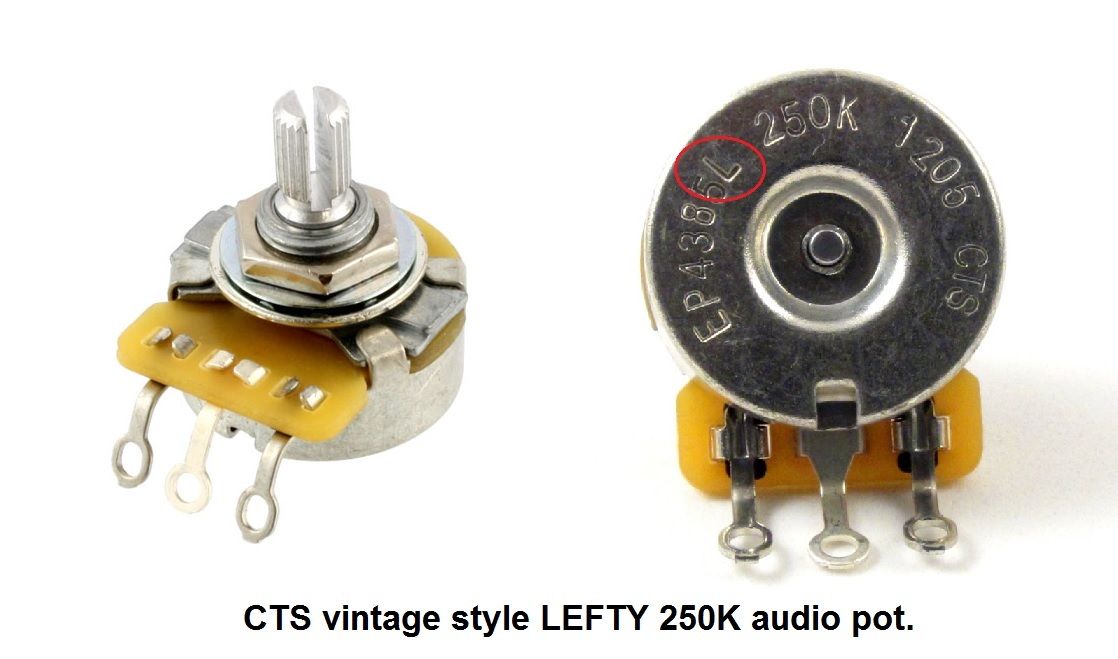CTS 250K Aカーブ ビンテージスタイル POT - EP4385-000