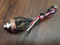 Prewired Switchcraft 12B 1/4" output jack with 9-volt battery connector (EMG)