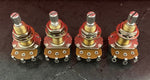 WD 500K Long Shaft LEFT HANDED Reverse Audio Potentiometers (set of 4)