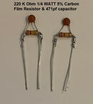Guitar Volume Mod Treble Bleed Kit, Set of 2