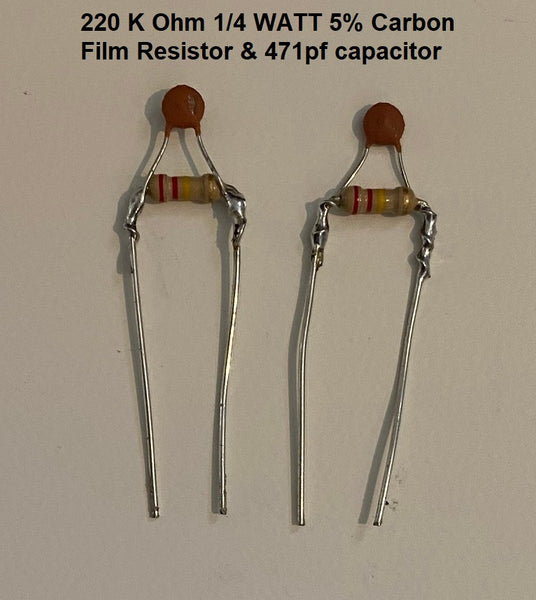Guitar Volume Mod Treble Bleed Kit, Set of 2