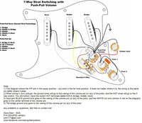 Wiring Harness for Fender Strat - 7 way sound