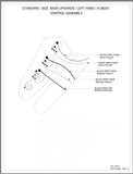 Wiring Harness for Fender J-Bass: Pro LEFTY