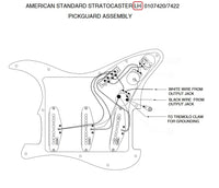Wiring Harness Fender Strat - Lefty Standard