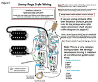 Wiring Harness for Gibson Les Paul-Jimmy Page Style